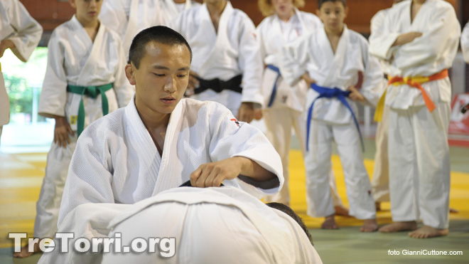 Kintaro Yamamoto durante il Judo Summer Camp Sarnano 2013