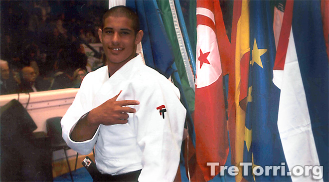 Asley Gonzalez in 2007 while wearing our Judogi Tre Torri