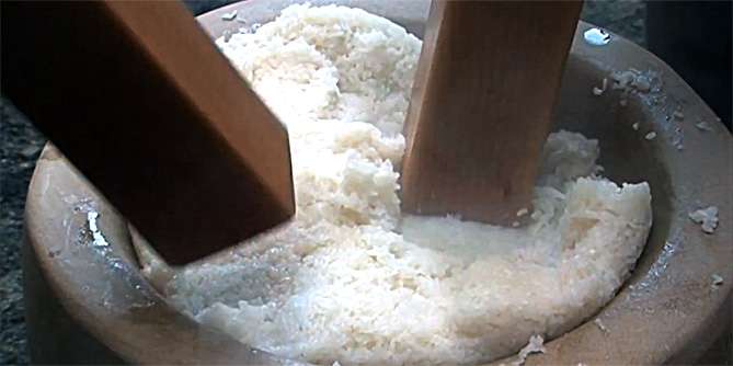 Prova di cottura del Mochi