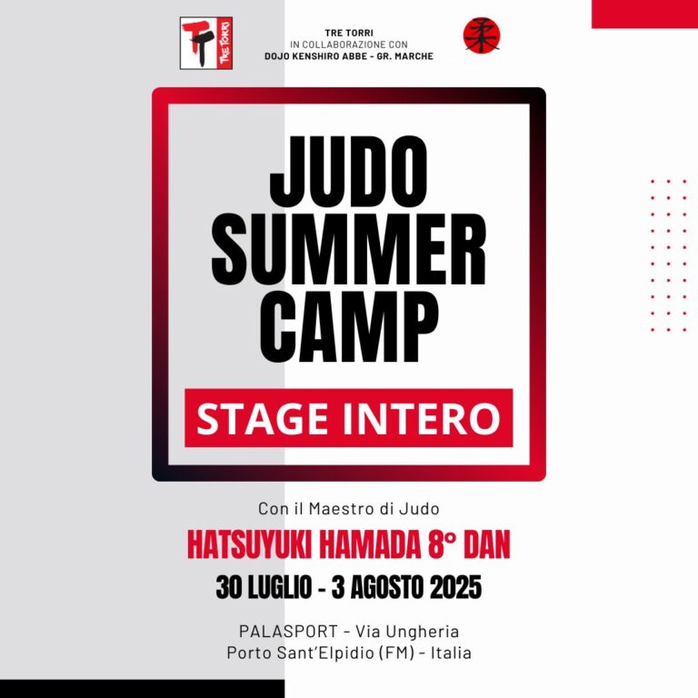 Ticket Judo Summer Camp 2025 - Stage Intero
